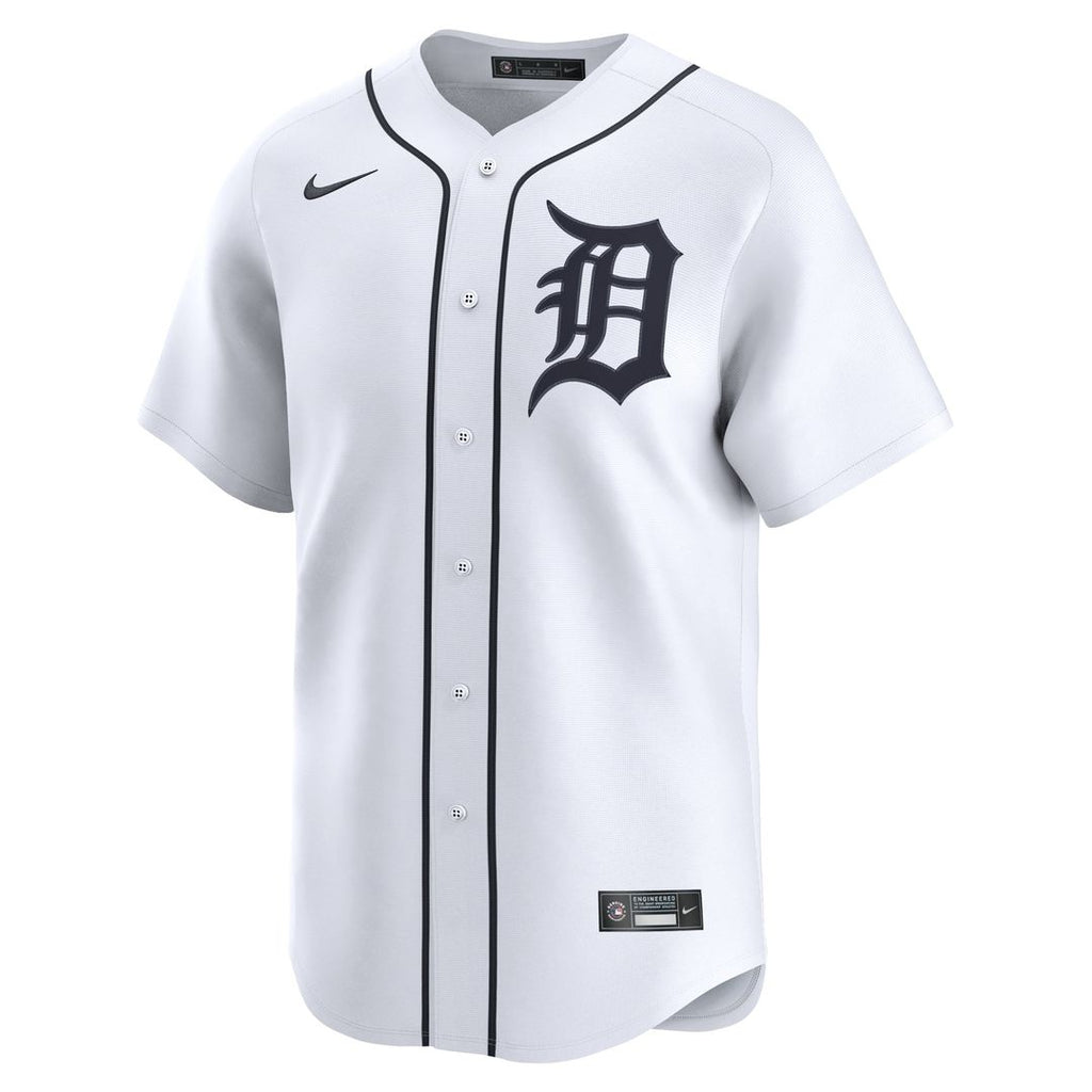 Men's Detroit Tigers Riley Greene White Home Player Jersey