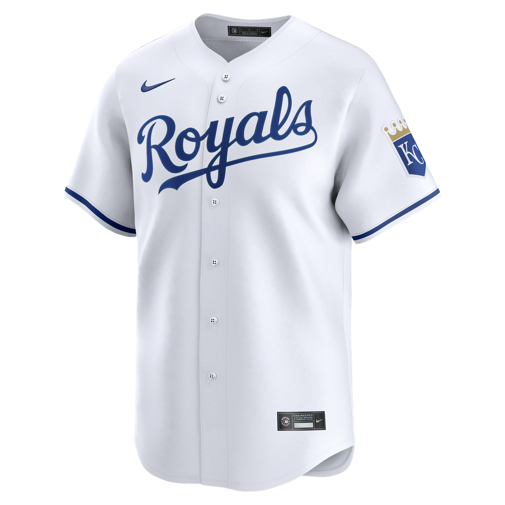 Men's Kansas City Royals White Home Jersey