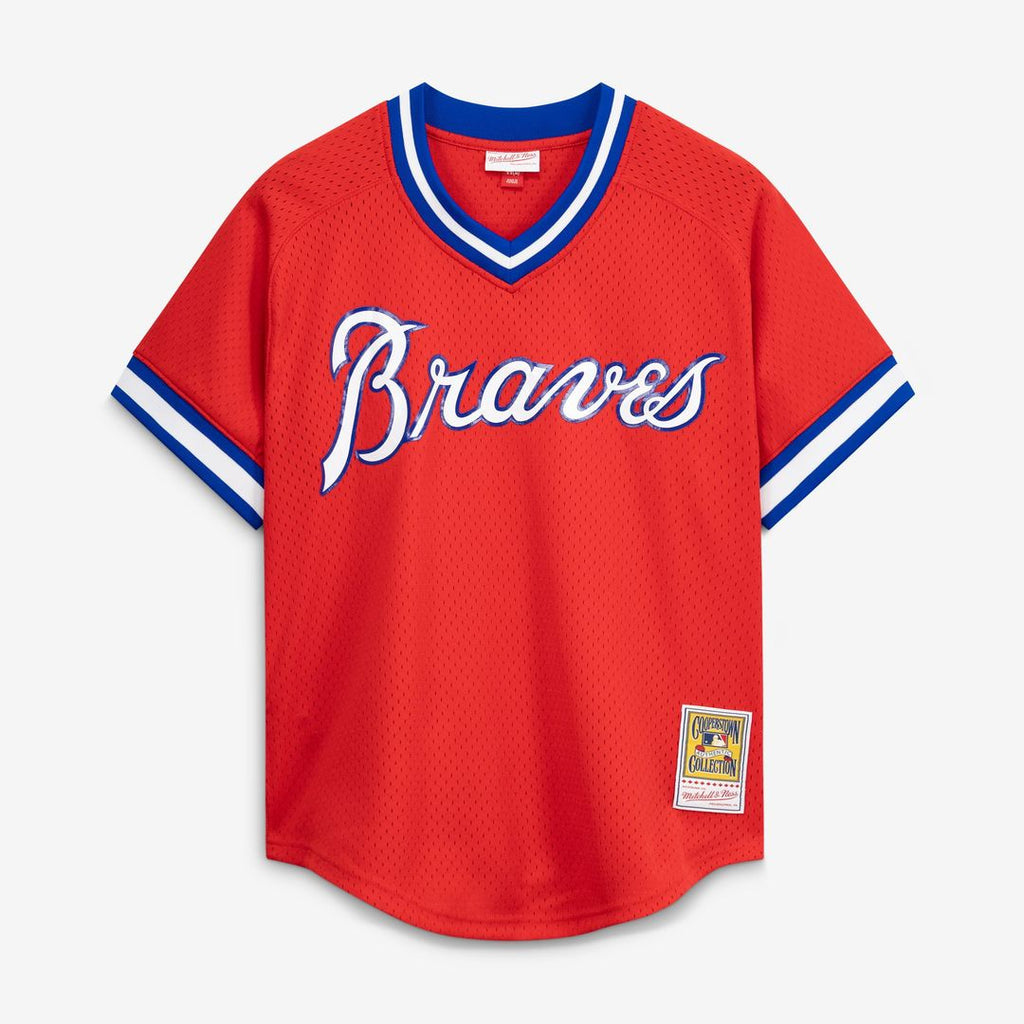 Men's Atlanta Braves Dale Murphy Scarlet Batting Practice Jersey