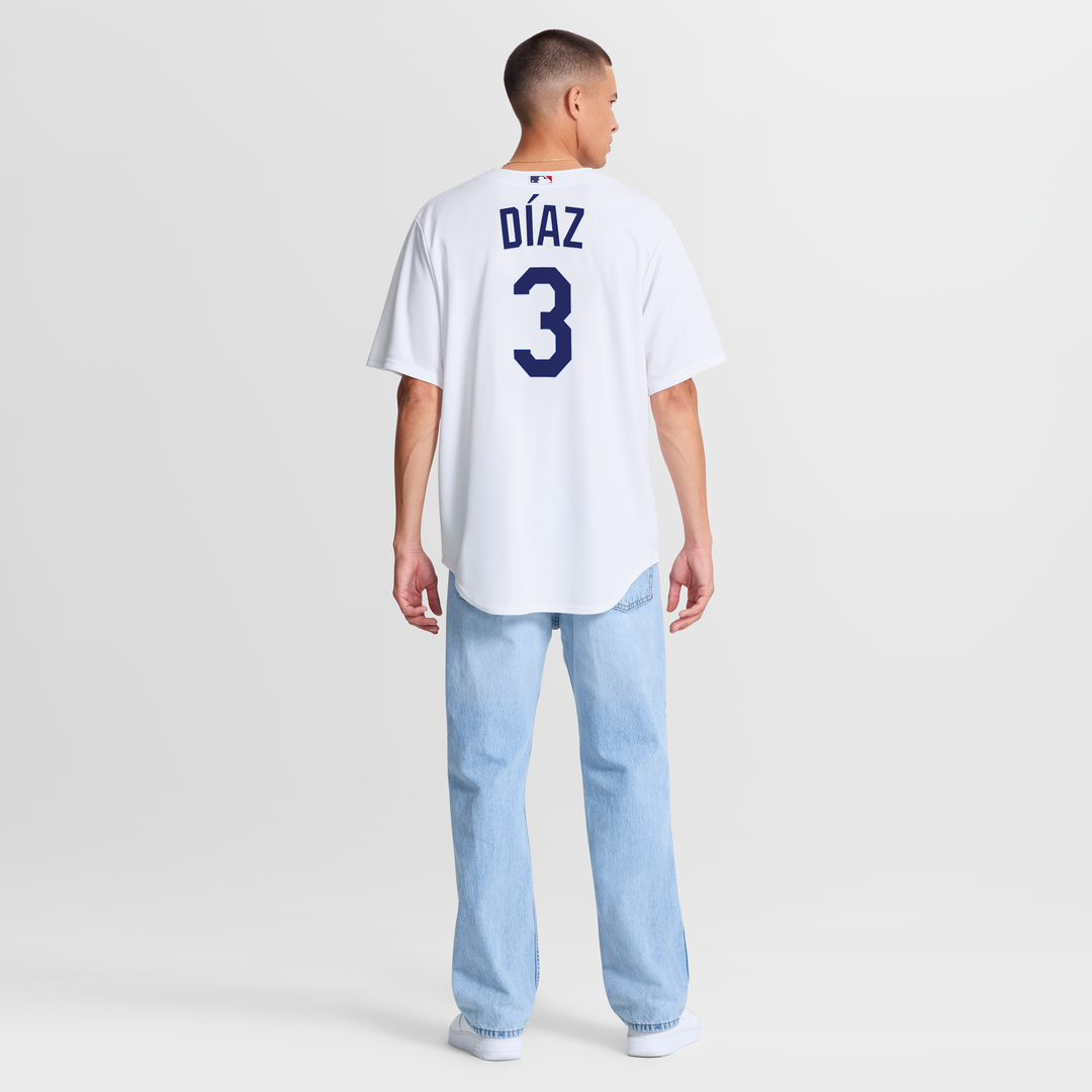 Men's Los Angeles Dodgers Edwin Díaz White Home Replica Jersey