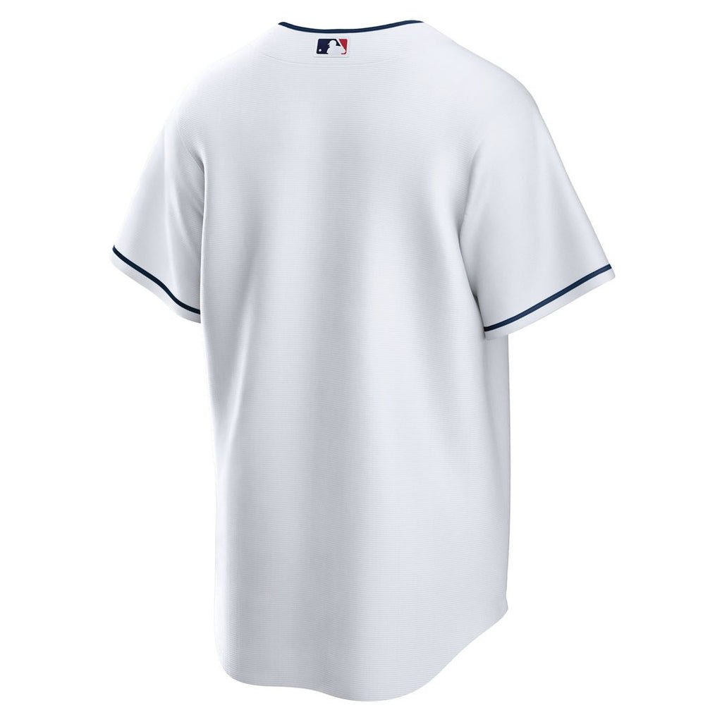 Men's Cleveland Guardians White Home Blank Replica Jersey