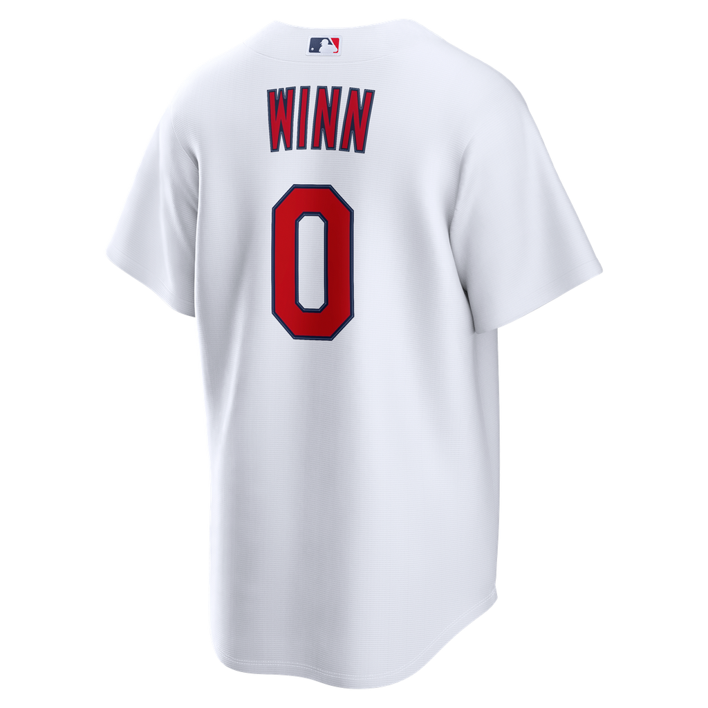 Men's St. Louis Cardinals Masyn Winn White Home Replica Jersey
