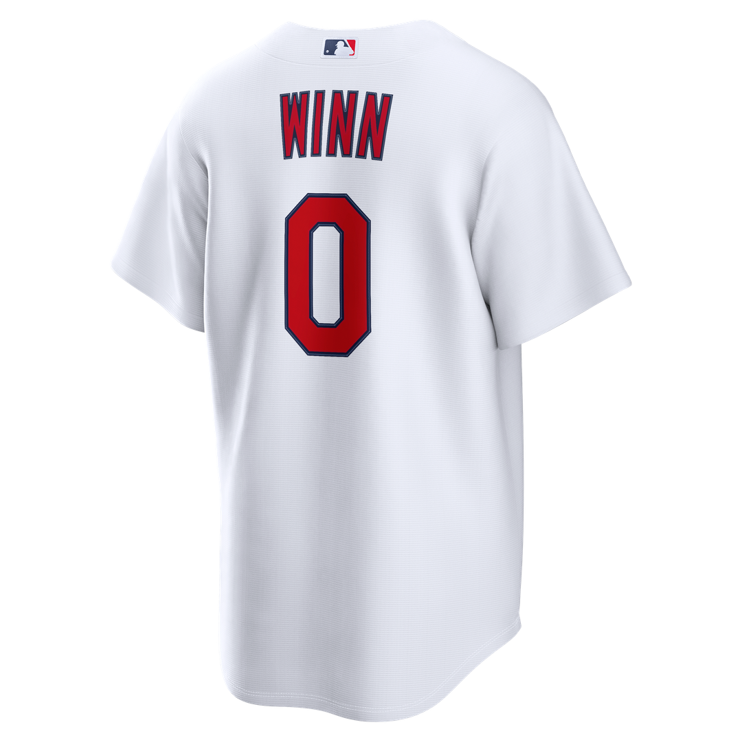 Men's St. Louis Cardinals Masyn Winn White Home Replica Jersey