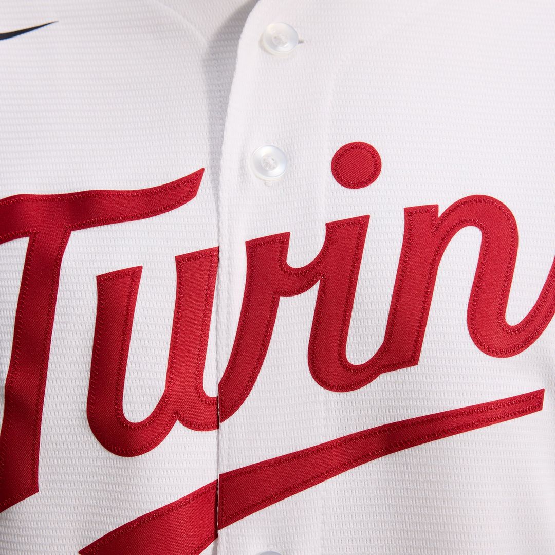 Men's Minnesota Twins White Home Replica Team Jersey