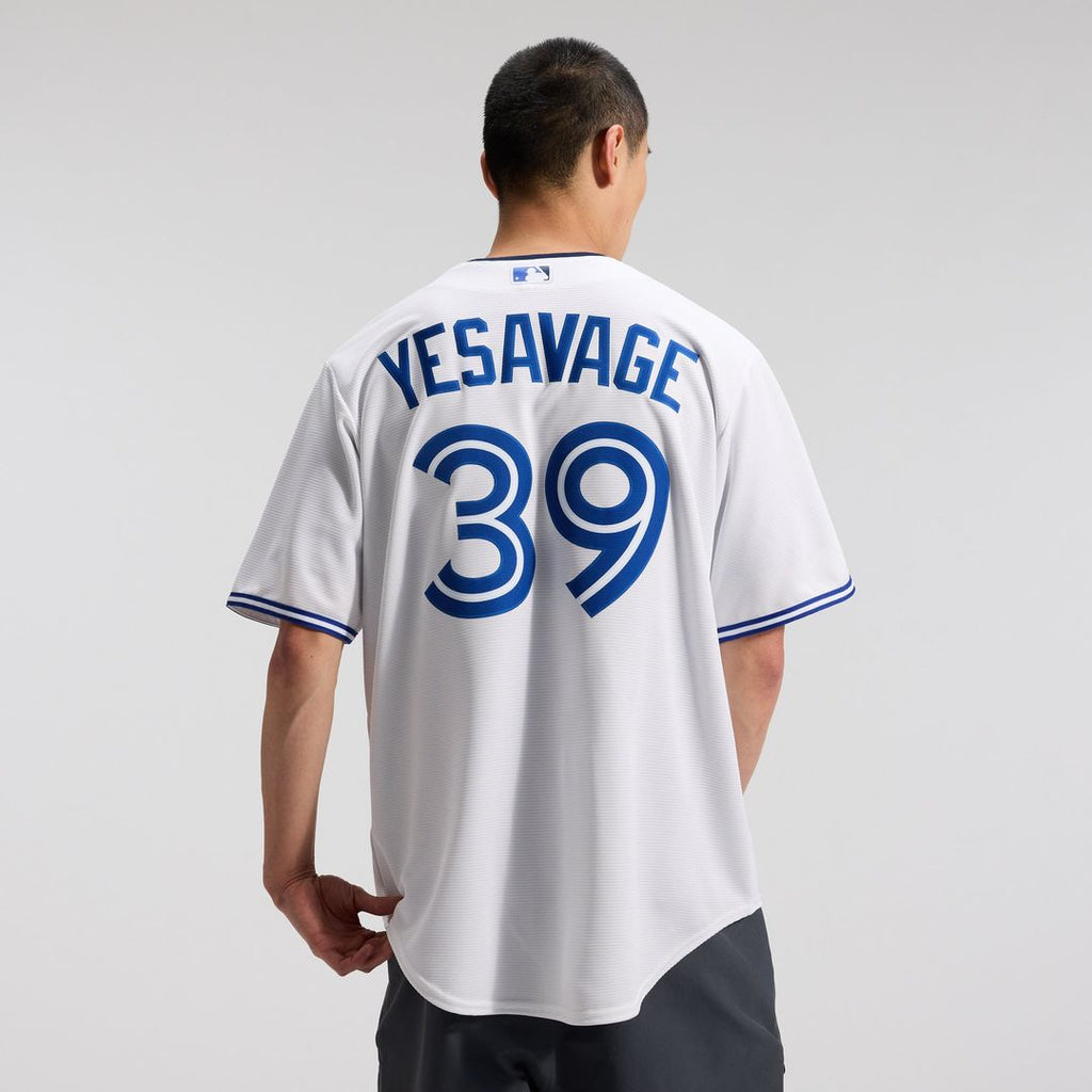 Men's Toronto Blue Jays Trey Yesavage White Home Replica Jersey