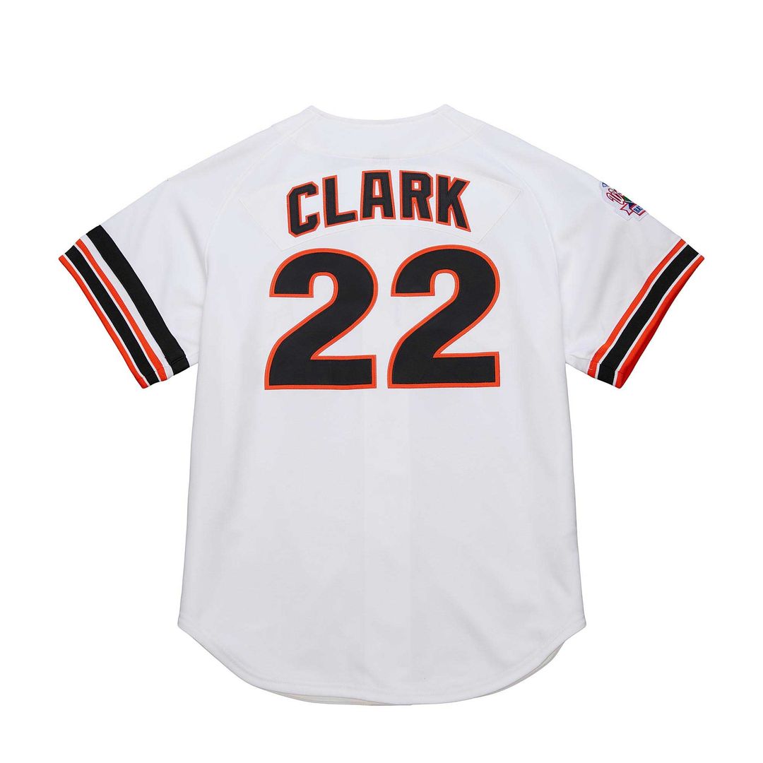 Men's San Francisco Giants Will Clark White 1989 Jersey