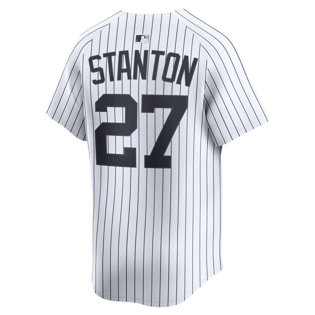 Men's New York Yankees Giancarlo Stanton White Home Player Jersey