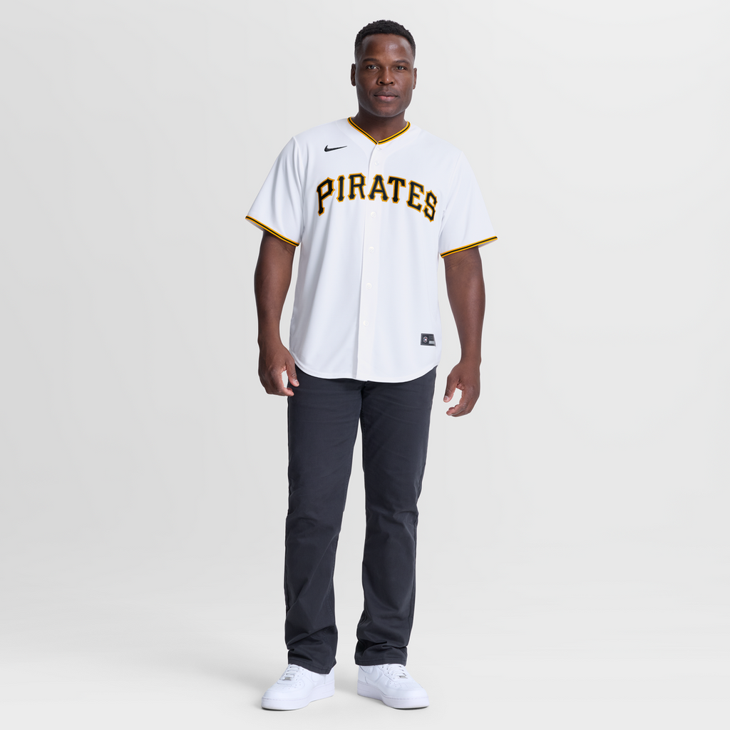 Men's Pittsburgh Pirates Paul Skenes White Home Replica Jersey