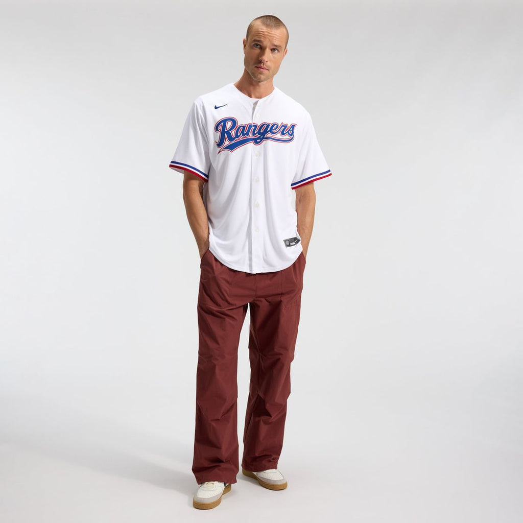 Men's Texas Rangers White Home Replica Team Jersey