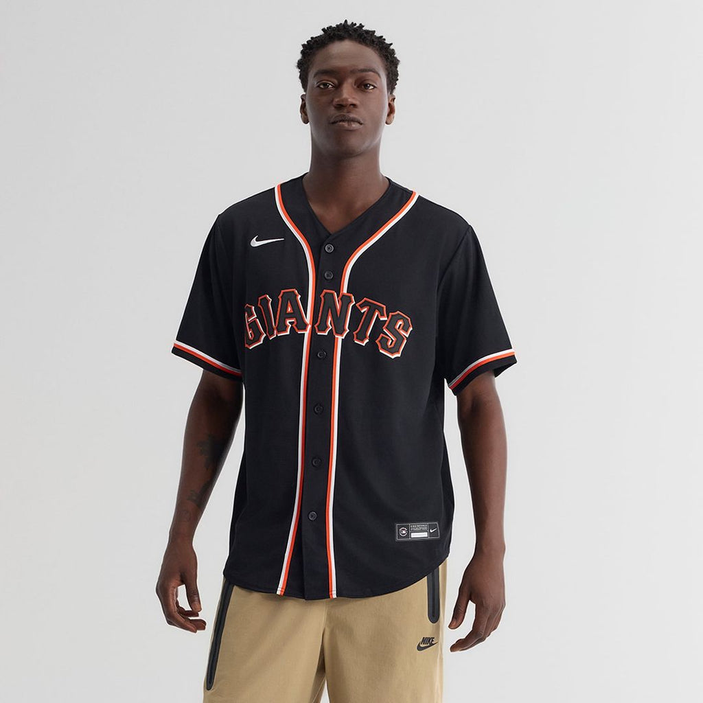Men's San Francisco Giants Jung Hoo Lee Fashion Replica Black Out Jersey