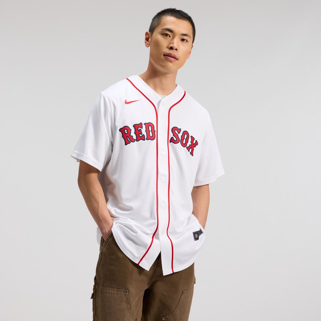 Men's Boston Red Sox Roman Anthony White Home Replica Jersey