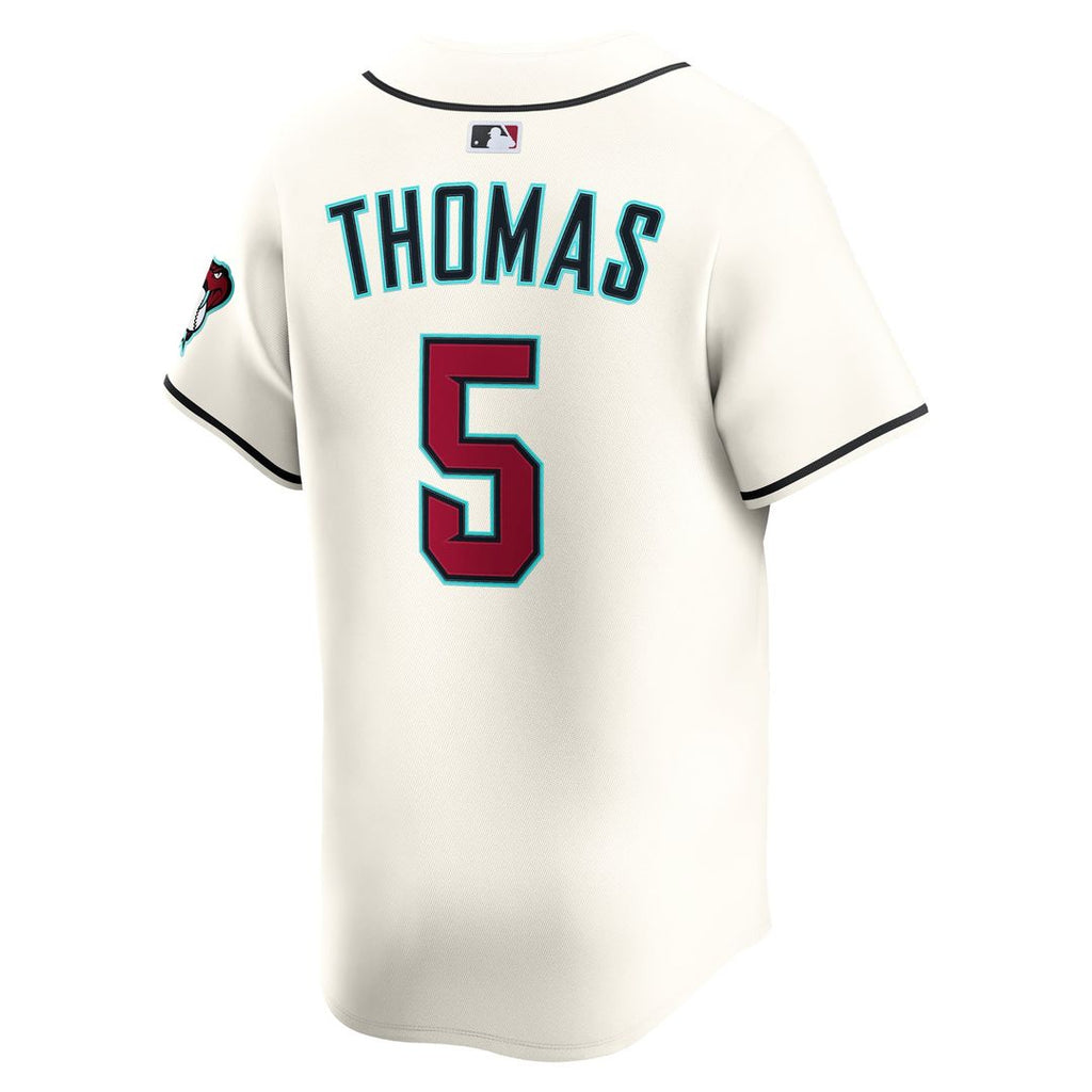 Men's Arizona Diamondbacks Alek Thomas Cream Home Player Jersey