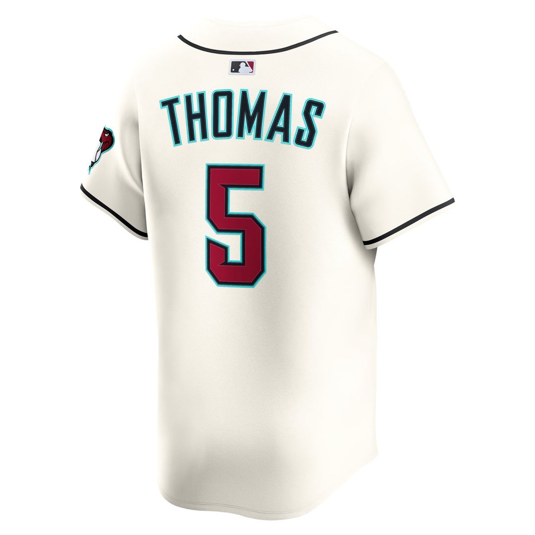 Men's Arizona Diamondbacks Alek Thomas Cream Home Player Jersey