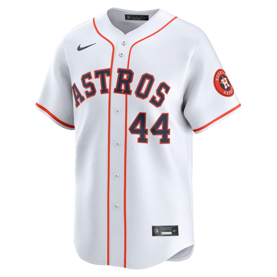 Men's Houston Astros Yordan Alvarez White Home Player Jersey