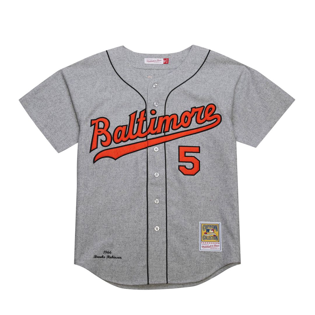 Men's Baltimore Orioles Brooks Robinson Gray 1966 Jersey
