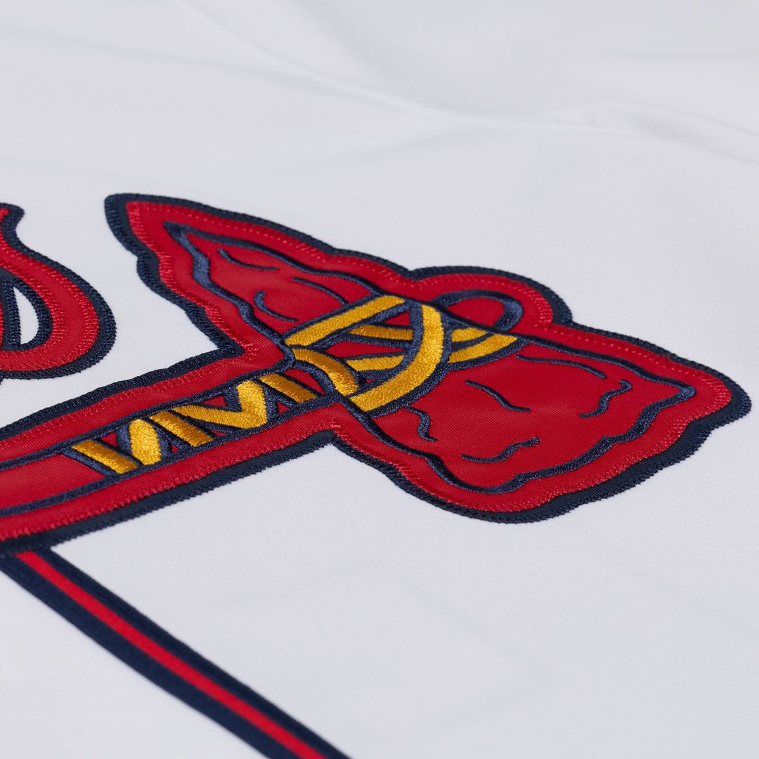 Men's Atlanta Braves Andruw Jones White 2005 Jersey
