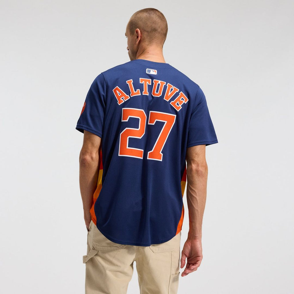 Men's Houston Astros Jose Altuve Navy Alternate Player Jersey