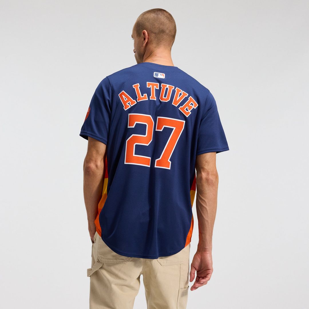 Men's Houston Astros Jose Altuve Navy Alternate Player Jersey
