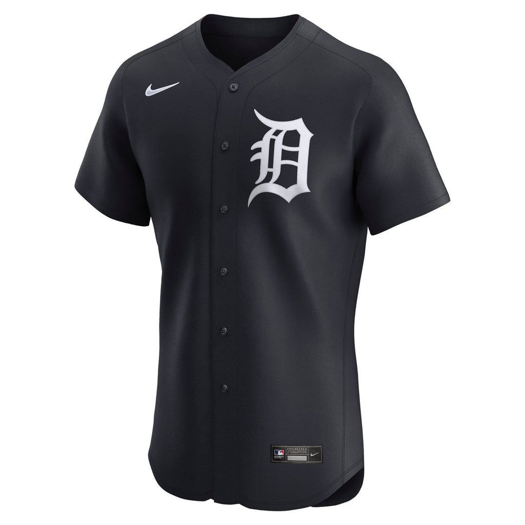 Men's Detroit Tigers Navy Alternate 2 Elite Jersey