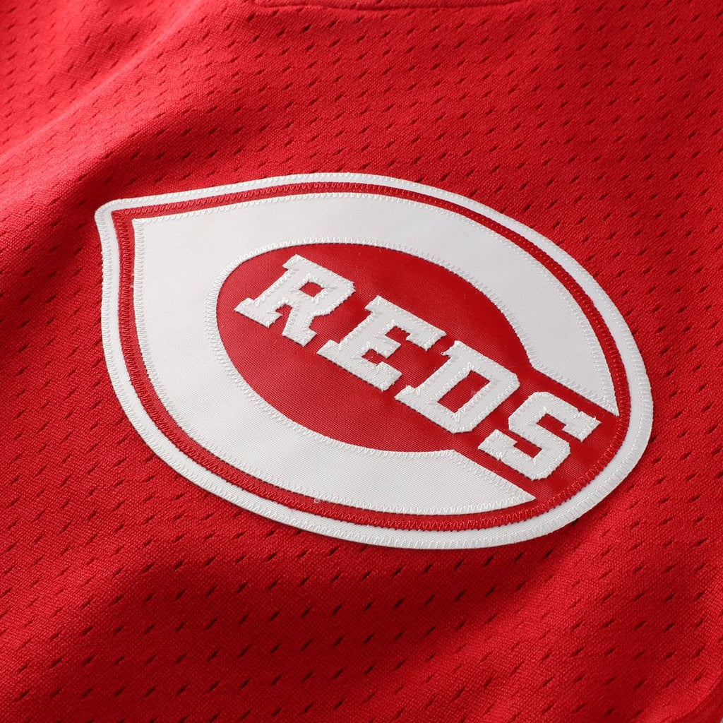 Men's Cincinnati Reds Barry Larkin Red Batting Practice Jersey