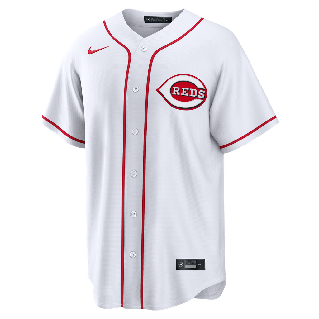 Men's Cincinnati Reds Elly De La Cruz White Home Replica Jersey