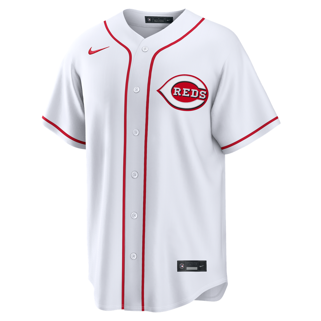 Men's Cincinnati Reds Elly De La Cruz White Home Replica Jersey