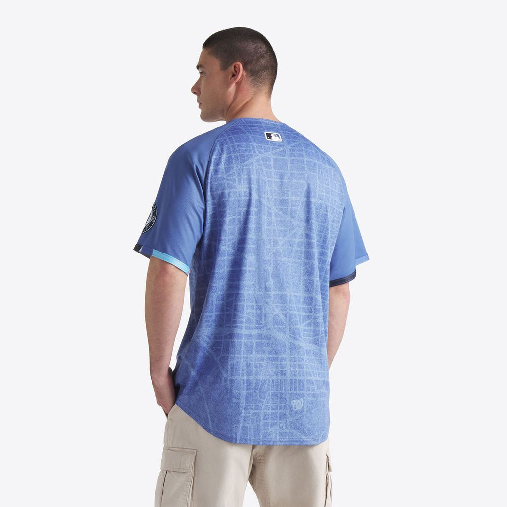 Men's Washington Nationals Blue 2025 City Connect Jersey