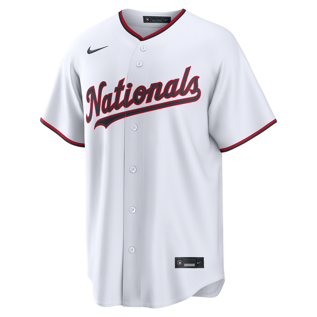 Men's Washington Nationals Dylan Crews White Home Replica Jersey