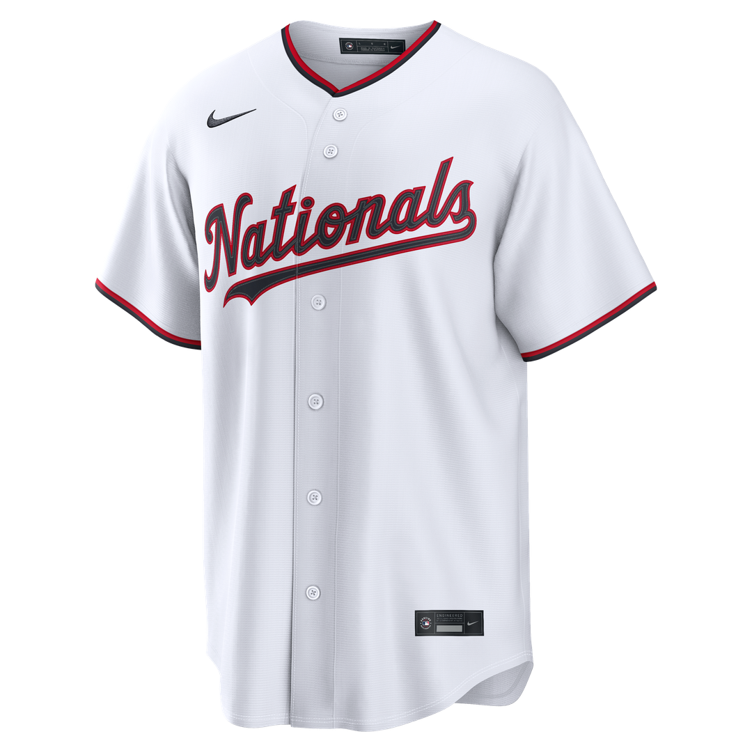 Men's Washington Nationals Dylan Crews White Home Replica Jersey