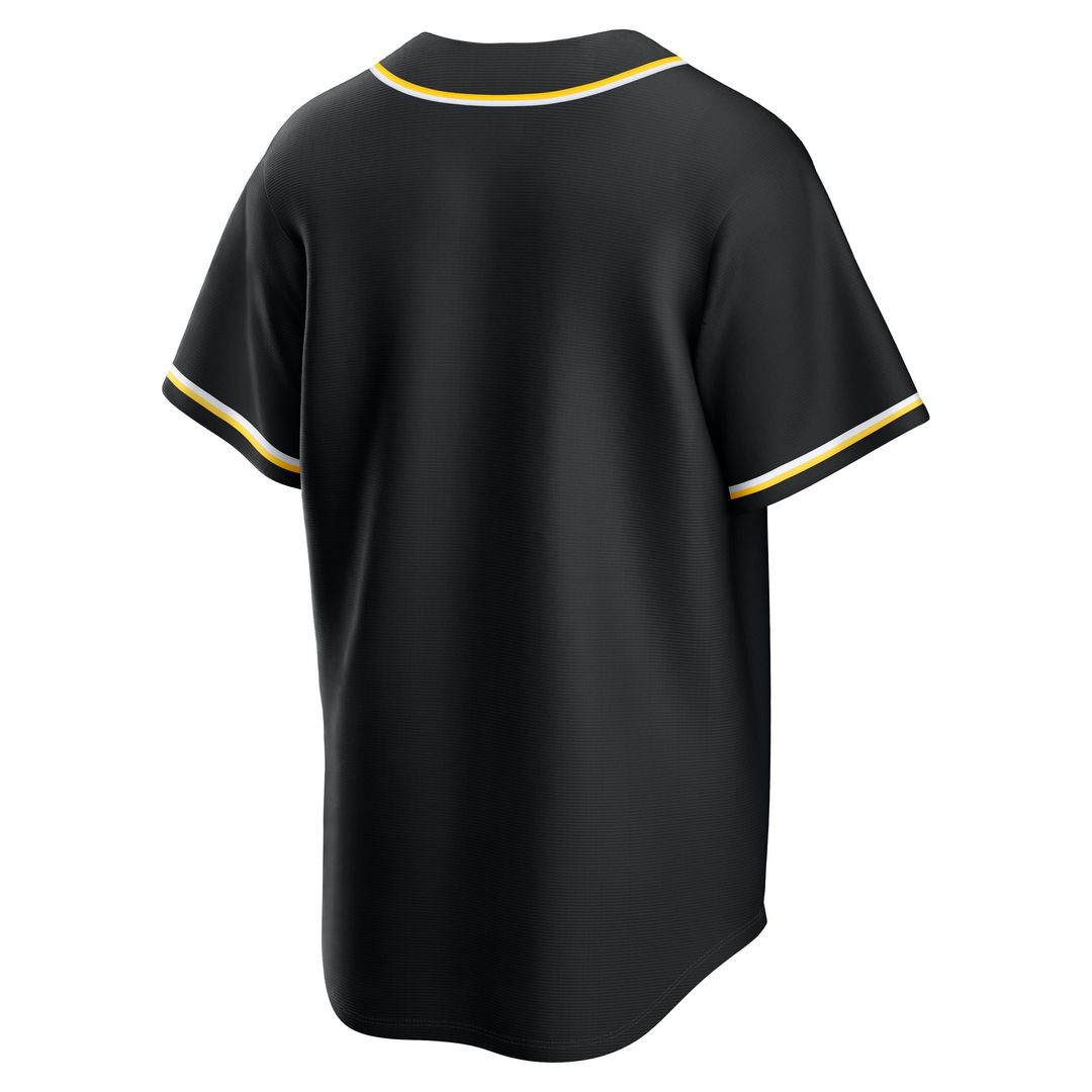 Men's San Diego Padres Fashion Replica Black Out Jersey