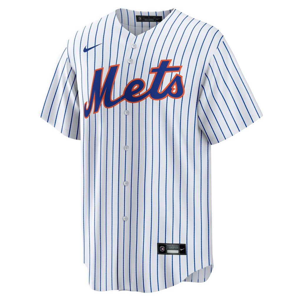 Men's New York Mets Brandon Nimmo White Home Replica Jersey