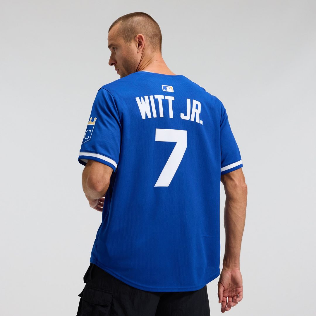 Men's Kansas City Royals Bobby Witt Jr. Royal Alternate 2 Player Jersey