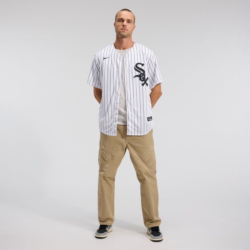 Men's Chicago White Sox White Home Replica Team Jersey