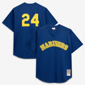 Men's Seattle Mariners Ken Griffey Jr. it Royal Big & Tall Mesh Batting Practice Jersey