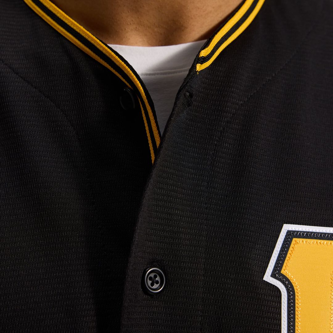 Men's Pittsburgh Pirates Black Alternate Replica Team Jersey