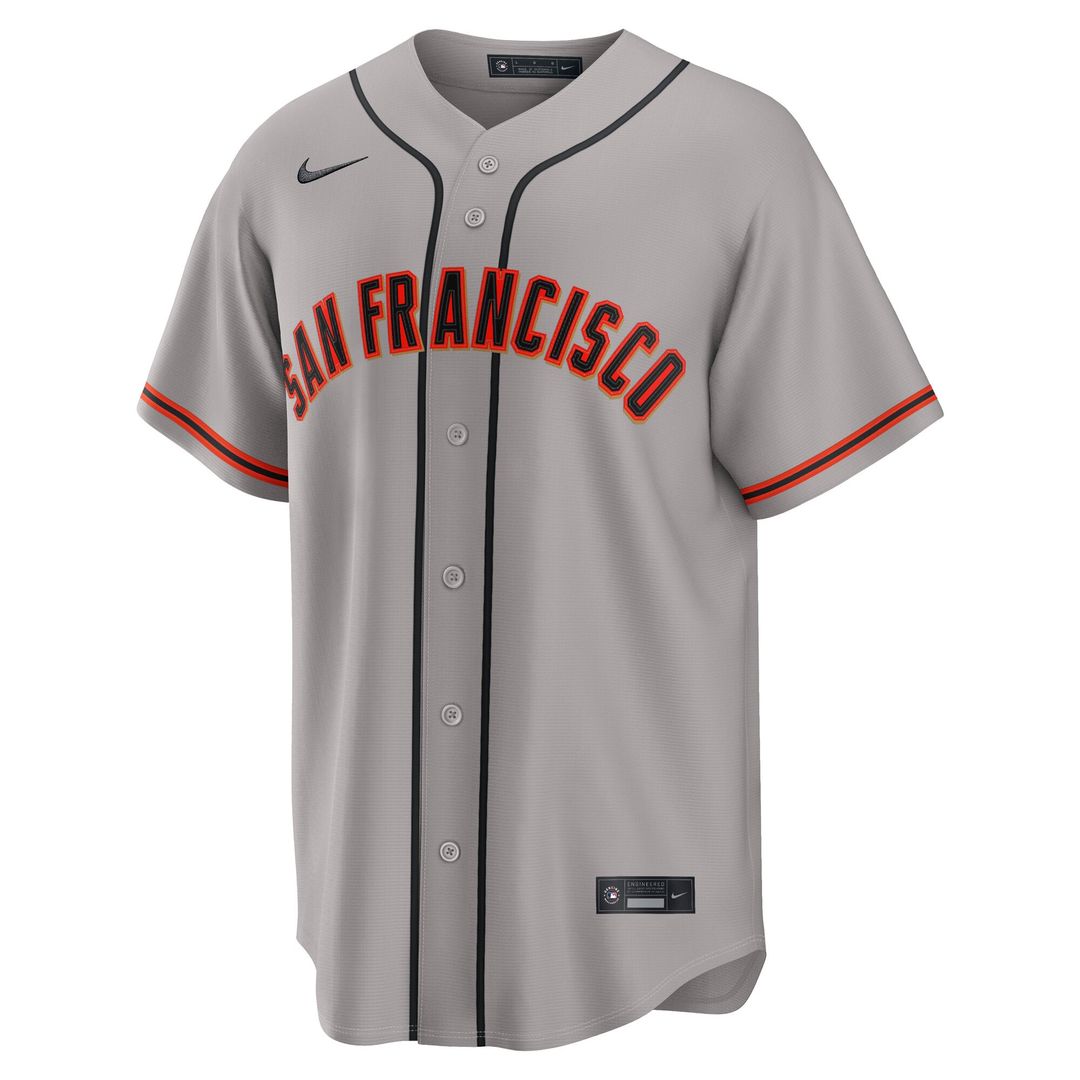 Men's San Francisco Giants Jung Hoo Lee Gray Road Replica Jersey