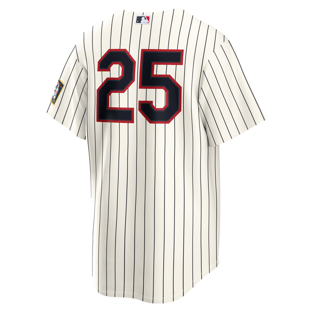 Men's Minnesota Twins Byron Buxton Cream 2026 Field of Dreams Stadium Jersey