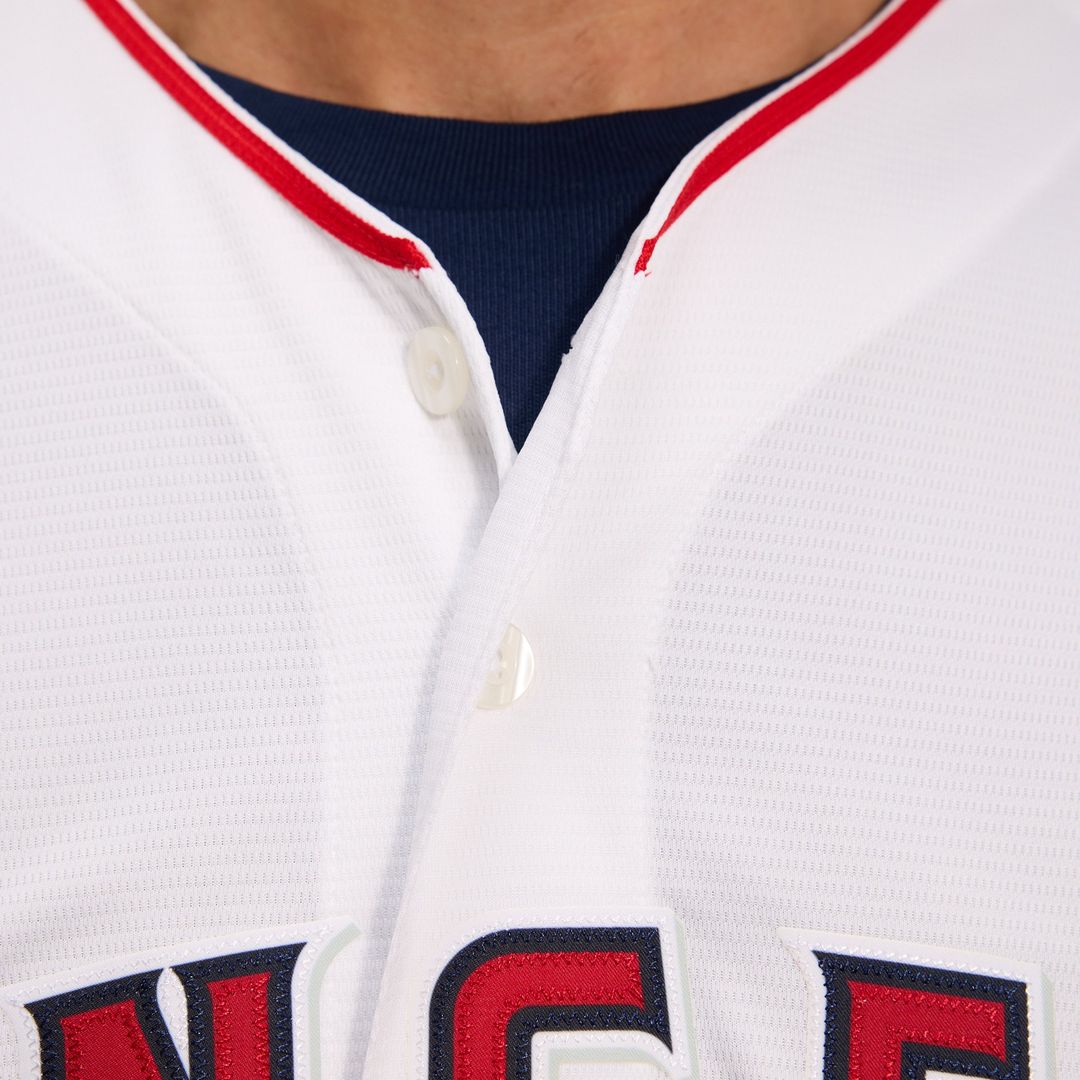 Men's Los Angeles Angels White Home Replica Team Jersey