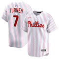 Men's Philadelphia Phillies Trea Turner White Home Player Jersey