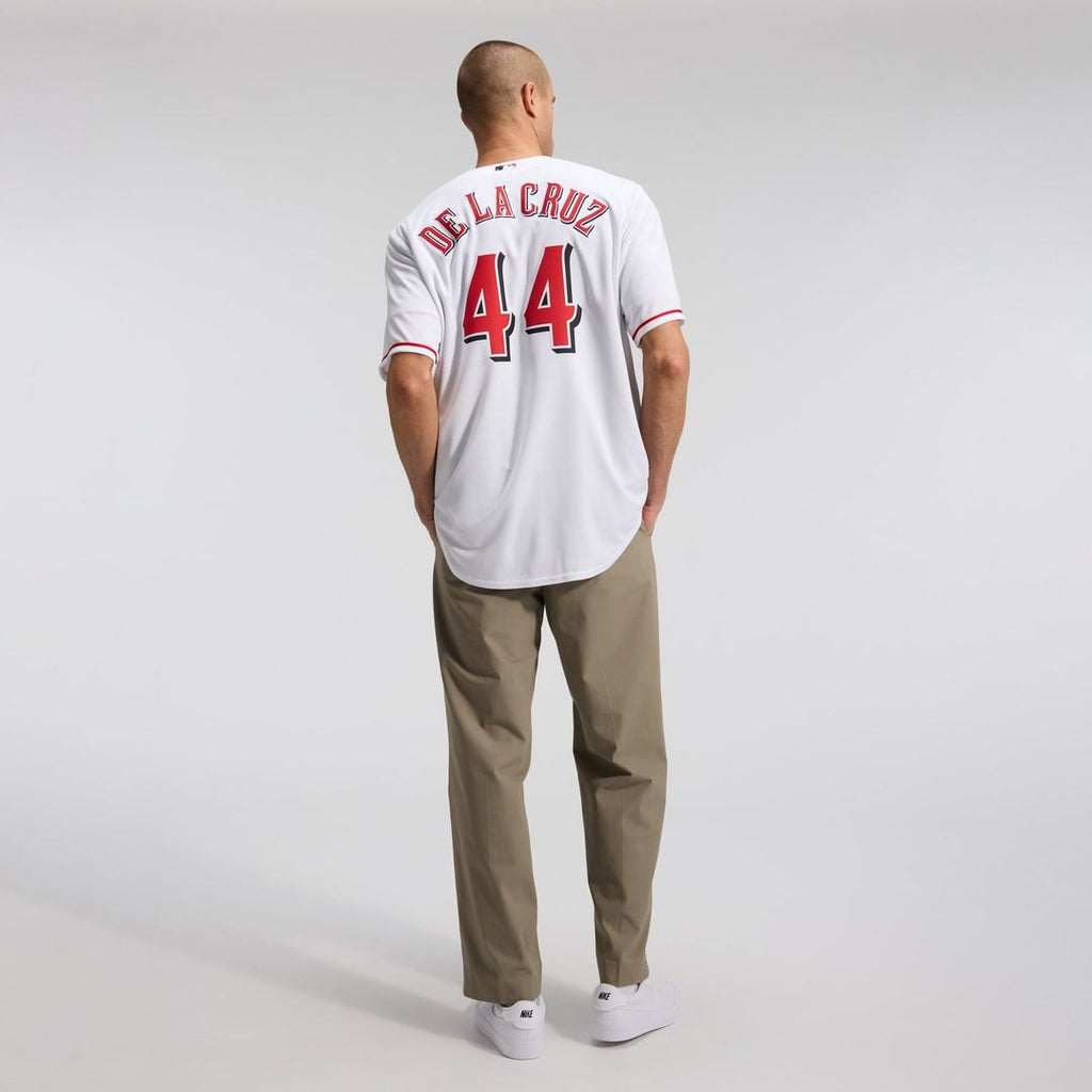 Men's Cincinnati Reds Elly De La Cruz White Alternate 2 Replica Jersey