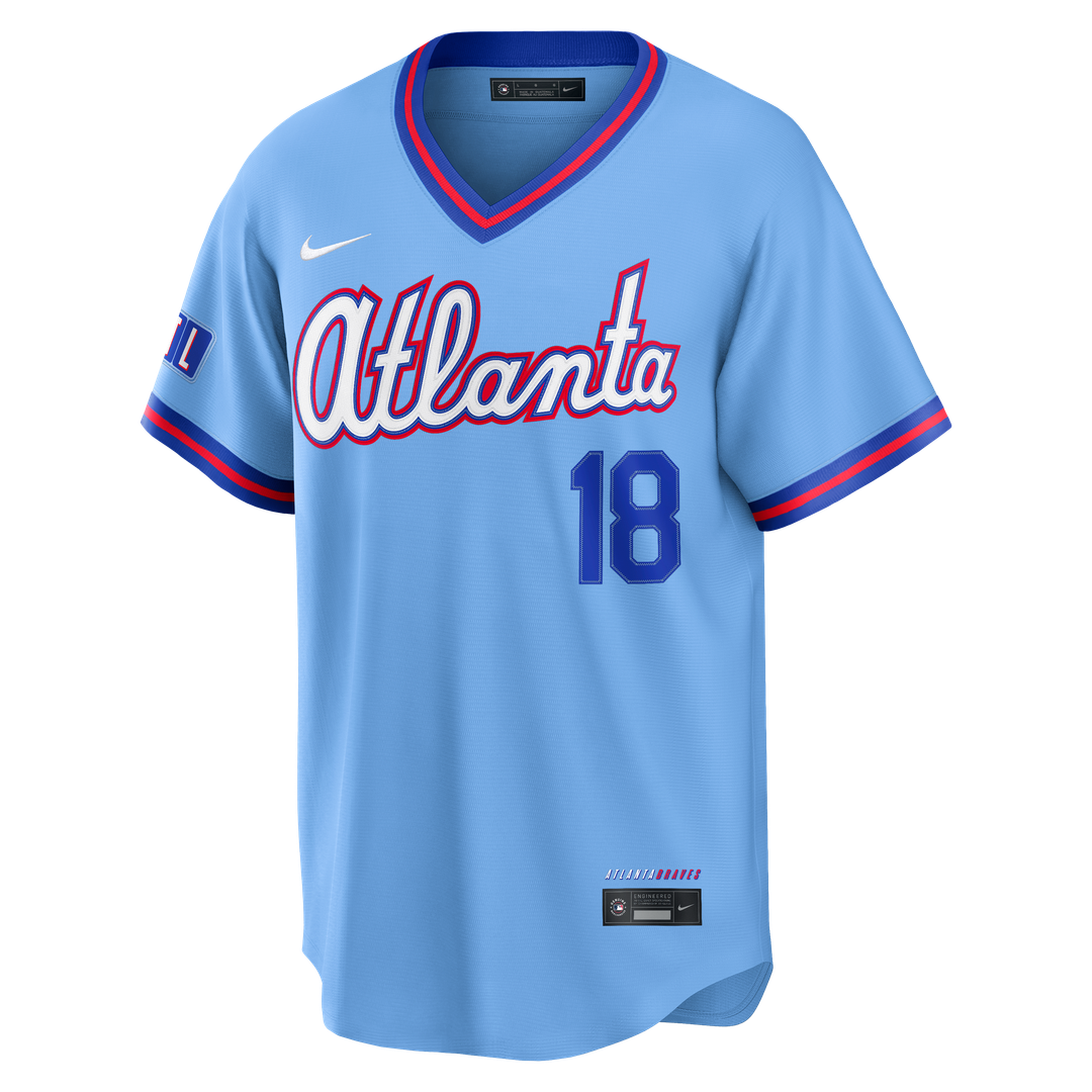 Men's Atlanta Braves Mike Yastrzemski Powder Blue 2026 City Connect Stadium Jersey
