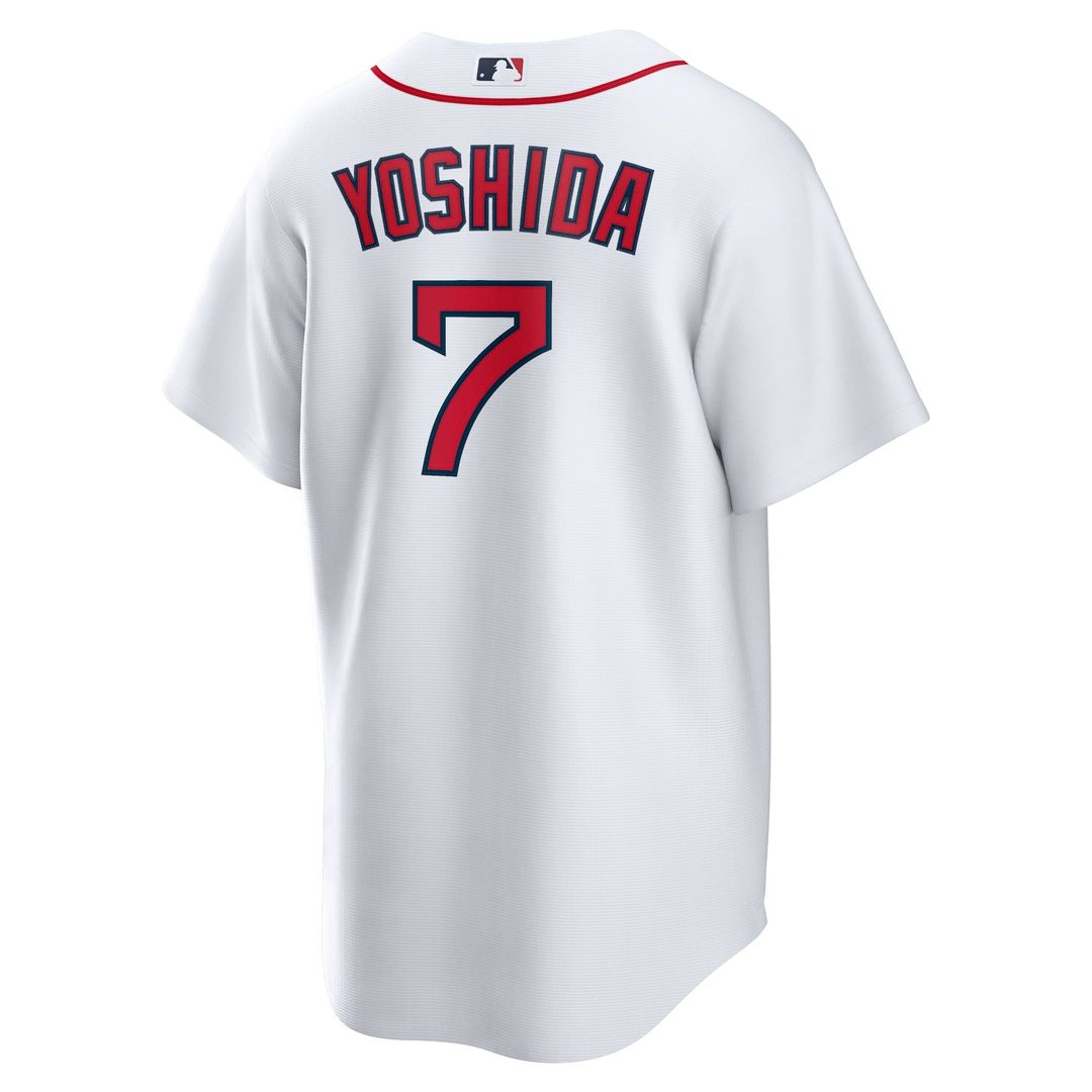 Men's Boston Red Sox Masataka Yoshida White Replica Player Jersey