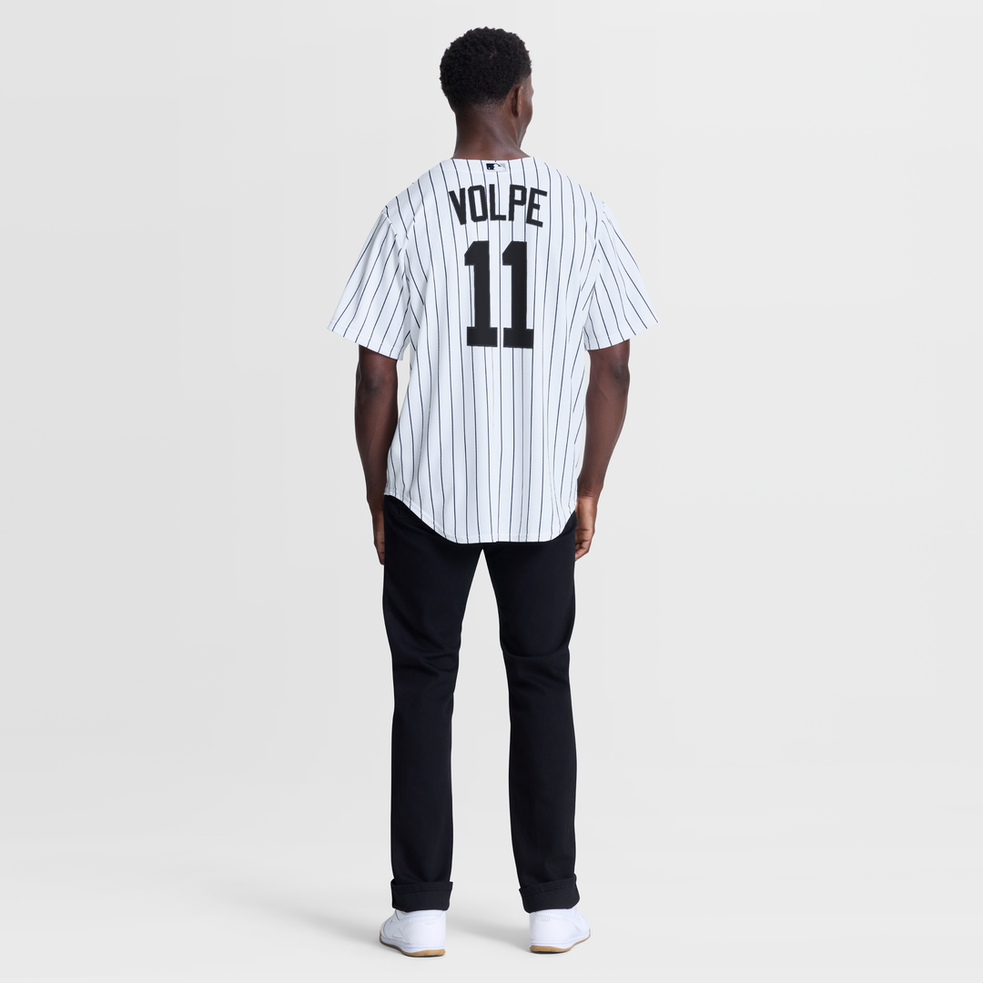 Men's New York Yankees Anthony Volpe White Home Replica Jersey