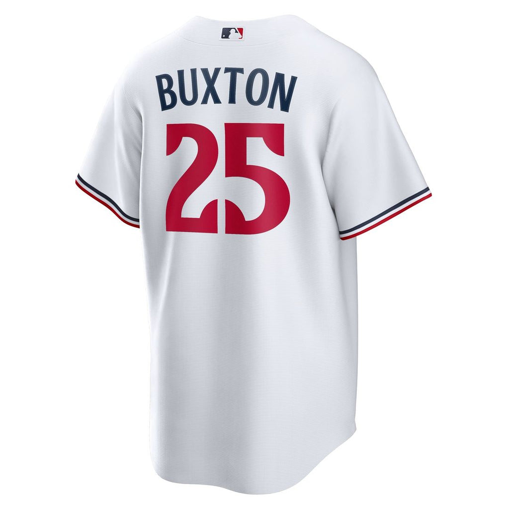 Men's Minnesota Twins Byron Buxton White Home Replica Jersey
