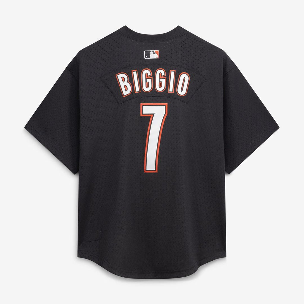 Men's Houston Astros Craig Biggio Black Batting Practice Jersey