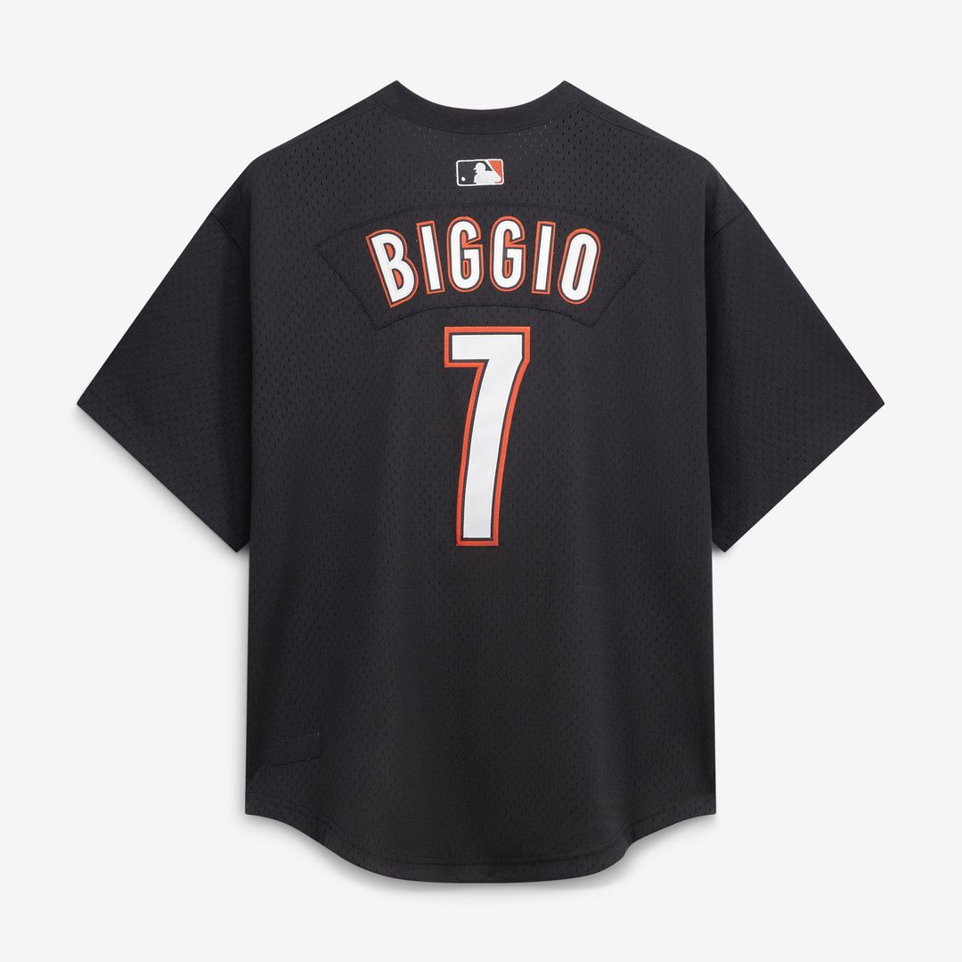 Men's Houston Astros Craig Biggio Black Batting Practice Jersey