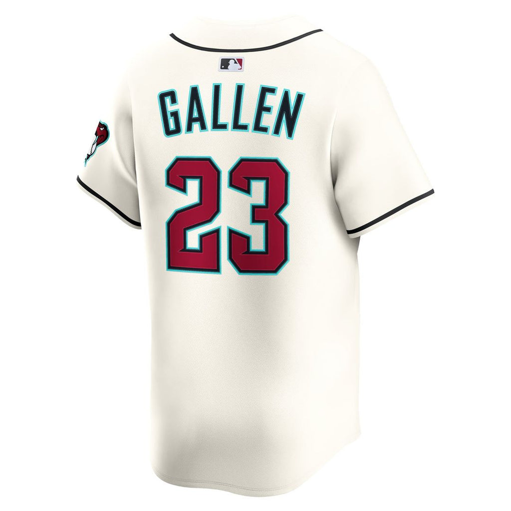 Men's Arizona Diamondbacks Zac Gallen Cream Home Player Jersey