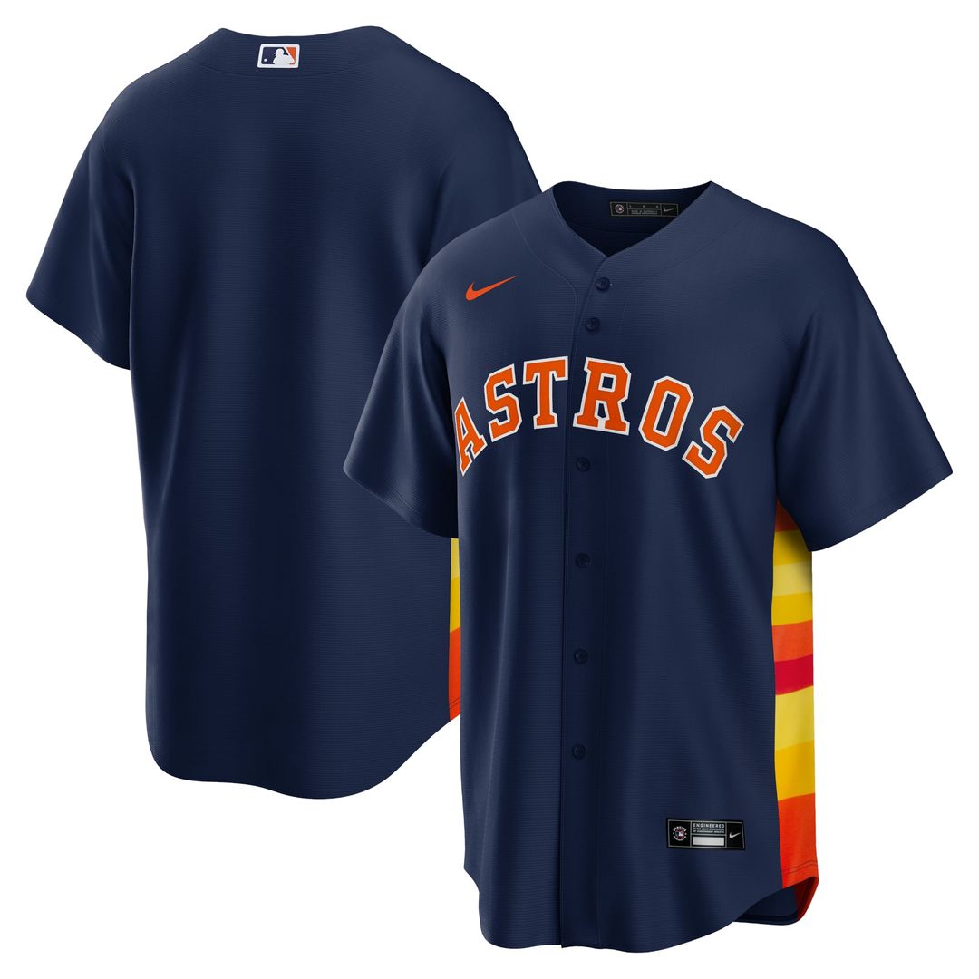 Men's Houston Astros Orange Alternate Replica Team Jersey