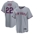 Men's New York Mets Juan Soto Gray Road Replica Jersey