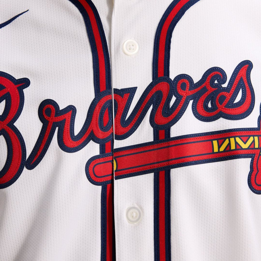 Men's Atlanta Braves White Home Jersey